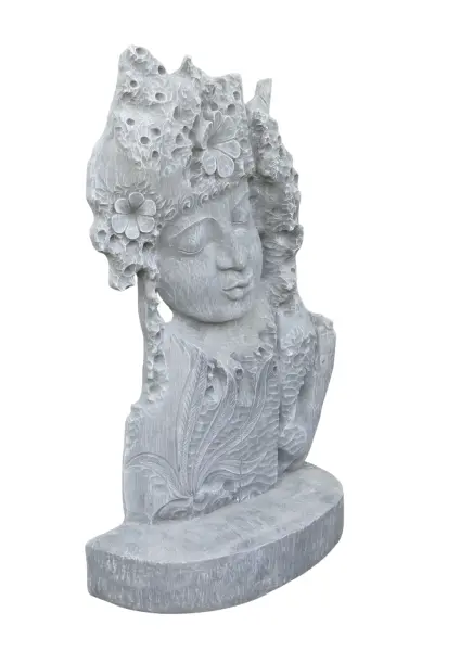 Product image 4 of the product “Padma - Buddha Face, Relief tree, 116 cm Height | cast stone ”